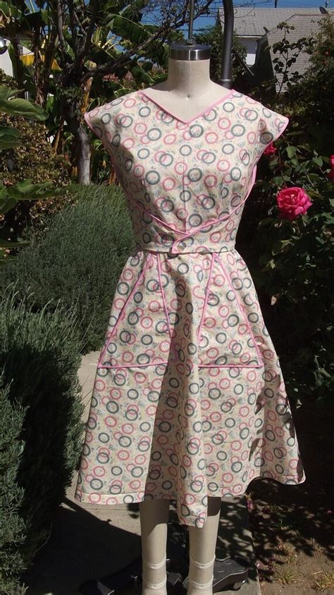 Items Similar To Swirl Style 1950s Wrap Dress Made In Your Choice Of Fabrics On Etsy