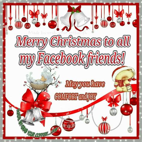 To All My Facebook Friends Merry Christmas Pictures Photos And