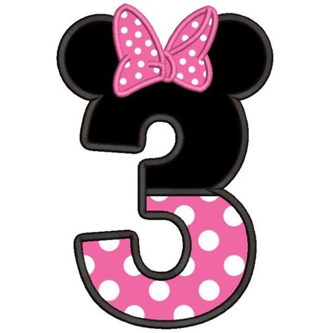 Clipart Minnie Mouse 3rd Birthday Img Berry