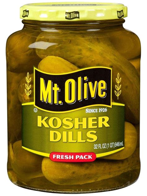 Kosher Dill Pickles Mt Olive Pickles