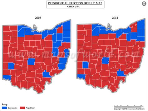 Ohio Election Results 2016 Map County Results Live Updates