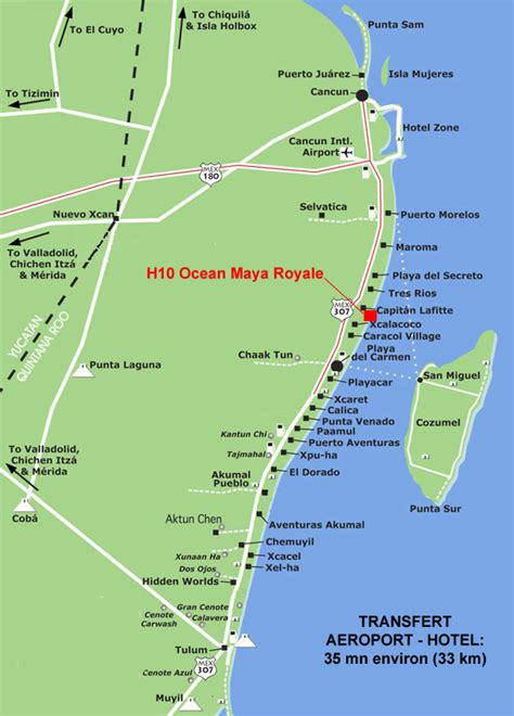 Hôtel 5 étoiles H10 Ocean Maya Royale Riviera Maya Mexique Photos