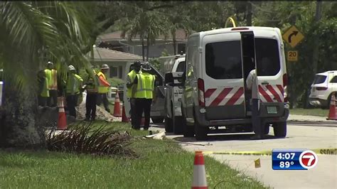 Gas Leak Breaks Out In Miami Shores Wsvn 7news Miami News Weather Sports Fort Lauderdale