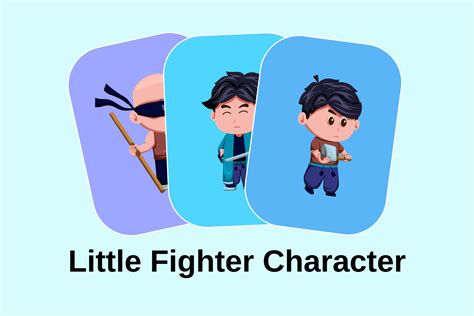 Premium Little Fighter Character Illustration Pack From People