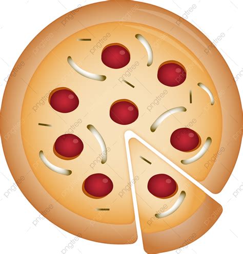 Pepperoni Pizza Vector Art Png Pepperoni Pizza Pizza Italian Food