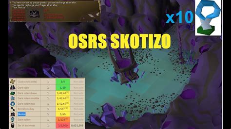 Osrs Loot From 10 Skotizo With Clue Casket Loot Pet Youtube