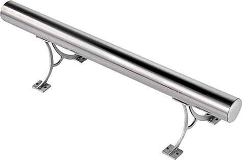 Vevor Bar Foot Rail Kit2od 5ft Length Brushed Stainless Steel Tubing