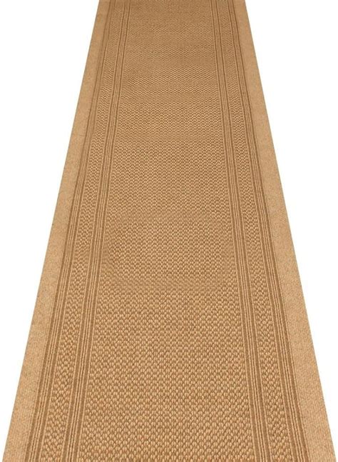 Wdc Online Extreme Aztec Beige Long Hall And Stair Carpet Runner