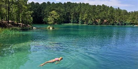The Hidden Texas Blue Lagoon Is The Best Place To Swim This Summer