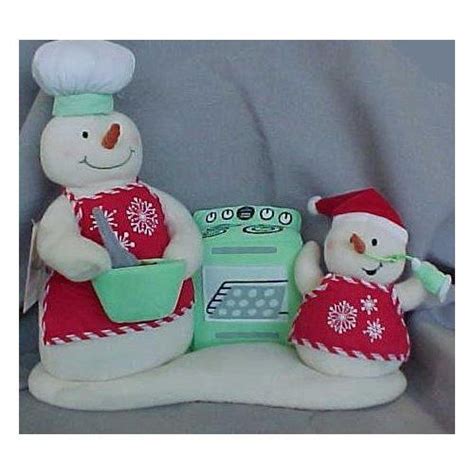 Snow Chefs Plush Singing Snowmen Hallmark Toys And Games Vintage
