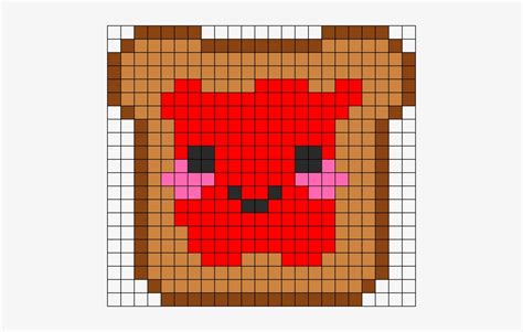 Food Pixel Art Grid Cute Pixel Art Grid Gallery Images
