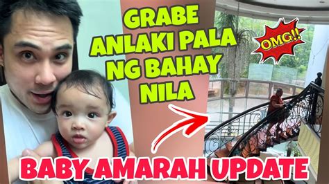 Baby Amarah Update Grabe Anlaki Pala Ng Bahay Ni Daddy Vince Sa