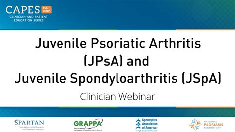 Juvenile Psoriatic Arthritis Jpsa And Juvenile Spondyloarthritis