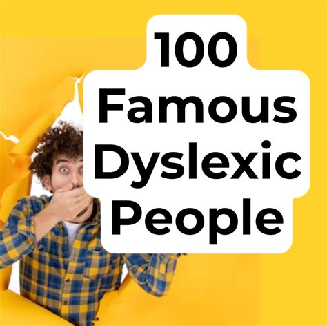 Top Famous People With Dyslexia