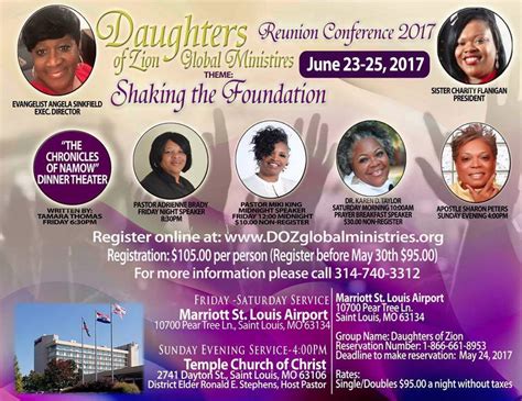 Daughters Of Zion Reunion Conference