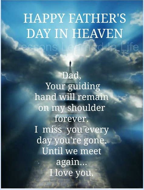 Poems About Dads In Heaven Just For You