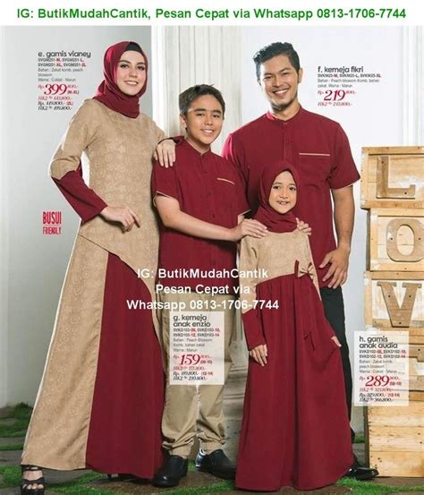 Ini adalah toko baju couple online terlengkap yang menyediakan berbagai macam hal termasuk baju couple pasangan di dalamnya. Gamis Sarimbit Keluarga | Gaya hijab, Model pakaian muslim ...