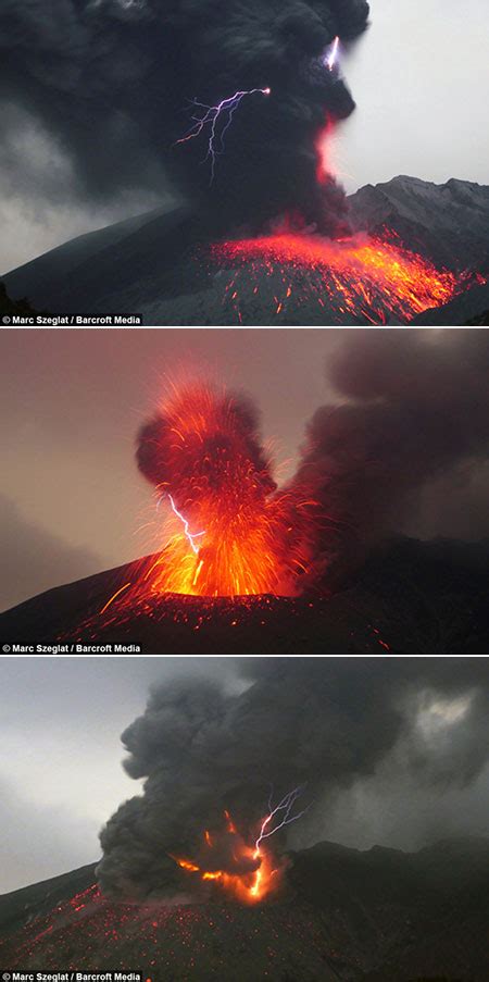 Mesmerizing Volcanic Lightning Storm Captured On Video During Eruption