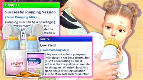 Top Mod For Infants In The Sims 4 Breast Pump Lactation Cookies