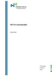 Easy, you simply klick konzernbilanzierung case by case: IAS 16:n muutosprojekti