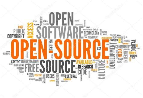 Word Cloud Open Source — Stock Photo © Mindscanner 57181359