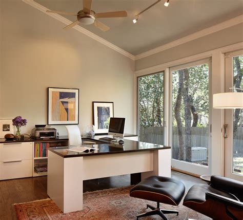 Rollingwood Remodel Home Office Modern Home Office Austin By