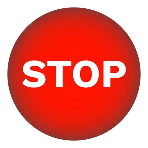 Stop Button Illustrations Royalty Free Vector Graphics And Clip Art Istock