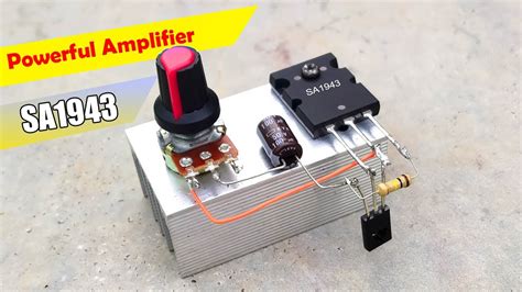 Make Amplifier At Home Easy Using Transistor SA1943 Powerful