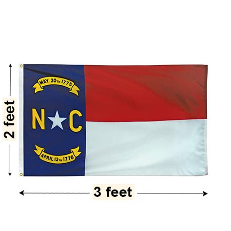 2x3 North Carolina Nylon Outdoor Flag North Carolina Flags Tuff