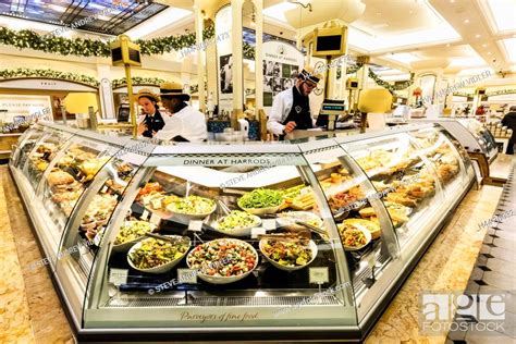 England London Knightsbridge Harrods Food Hall Stock Photo Picture And Rights Managed