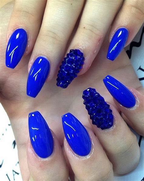Royal Blue Nails Blue Nail Designs Royal Blue Nails Blue Nail Art