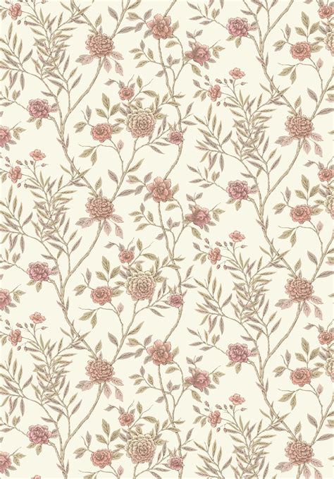 Vintage Floral Wallpaper Pattern Desktop Wallpaper Patterns ·①
