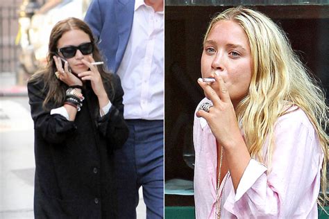 Pictures Celebrities You Didnt Know Smoked Cigarettes Olsen Twins Smoking