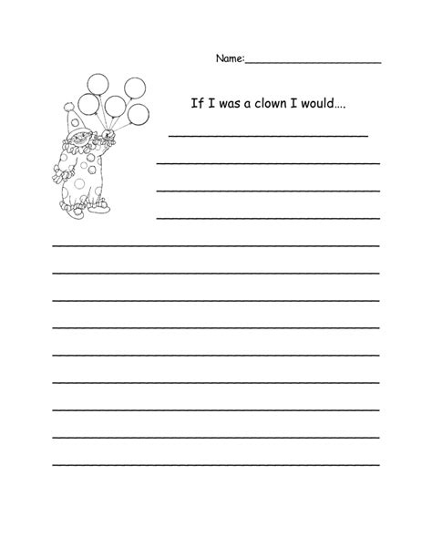 Third Grade Writing Worksheet