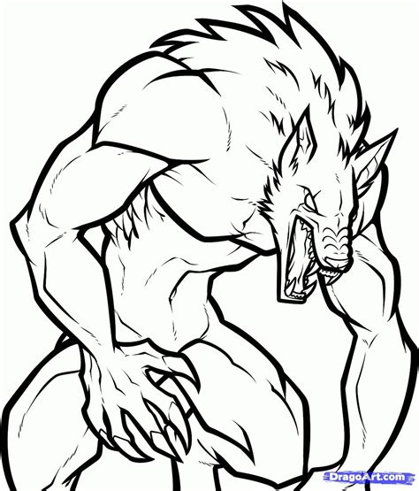 Werewolf Code No09875 Werewolf Drawing Werewolf Art Werewolf