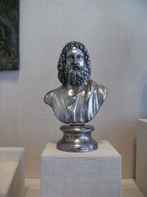 Silver Bust Of Serapis Bust Of Serapis 2nd Century Ad