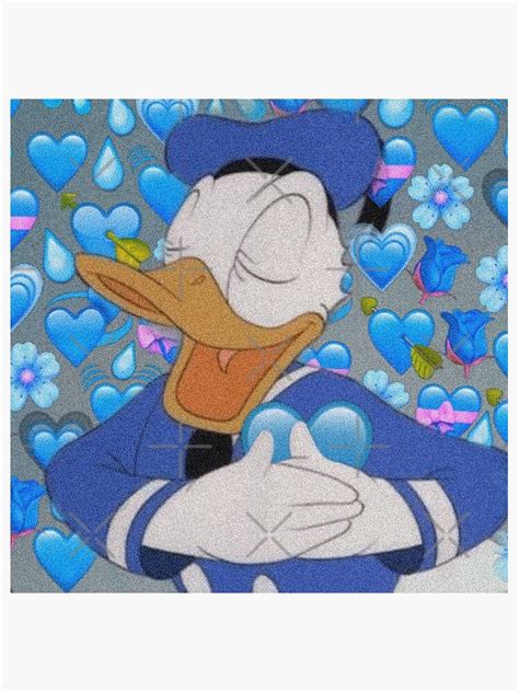 Aesthetic Old Donald Duck Sticker For Sale By Ranbug Redbubble