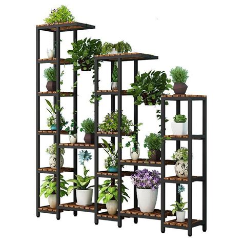 Dengan rak yang bagus, susunan pot bunga di rumah anda akan terlihat cantik. Rak Bunga Wooden Shelves For Scaffale Porta Piante ...