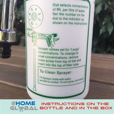 Hortex Fertiliser Weed Insecticide Hose End Sprayer Nozzle Trigger