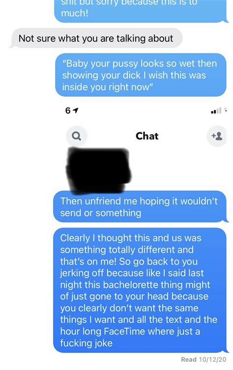 Exposed Woman Leaks Text Messages Of ‘bachelorette Villain
