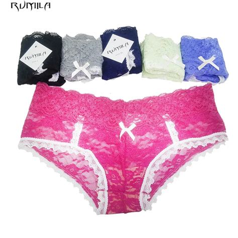 Lace Multi Color Sexy Cozy Comfortable Lace Briefs Thongs Women Underwear Panties Lingerie For
