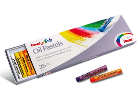 Pentel Oil Pastels Set Of 25 Colours