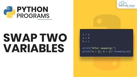 Python Program Swap Two Variables In Python HINDI Complete