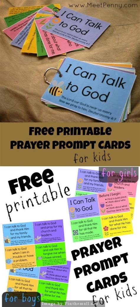 Free Printable Prayer Prompt Cards Printable Templates