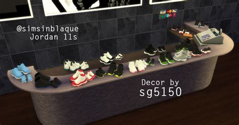 Jordan Shoes Sims 4 Cc The Black Simmer Male Shoe Pack By
