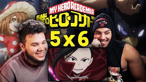 Reaction My Hero Academia 5x6 Momo Vs Kendo Youtube