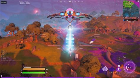 Driving The New Alien Ship And Abducting Players In Fortnite Season 7