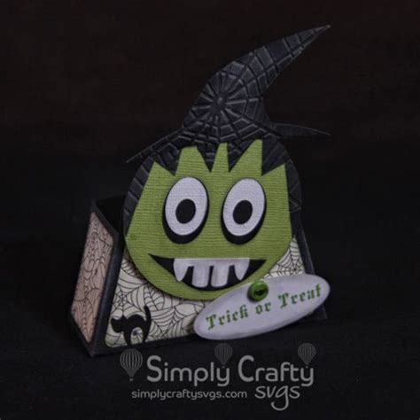 Download Smiley Halloween Treat Box Set SVG File - Simply Crafty ...