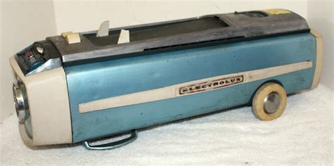 Vintage Electrolux 1205 Blue Canister Vacuum ~ For Parts ~ Works