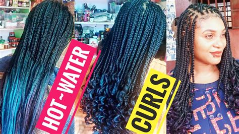 Curl Braids With Hot Water Detailed And Well Explained How To Curl